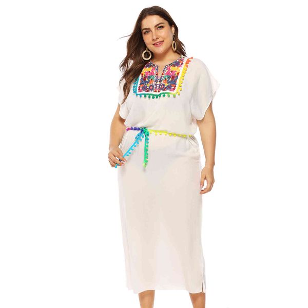 casual dresses women beach bikini cover ups swimwear plus size embroidery crochet tassel with belt sunscreen long bathing suit summer swimsu, Black;gray
casual dresses women beach bikini cover ups swimwear plus size embroidery crochet tassel with belt sunscreen long bathing suit summer swimsu, Black;gray