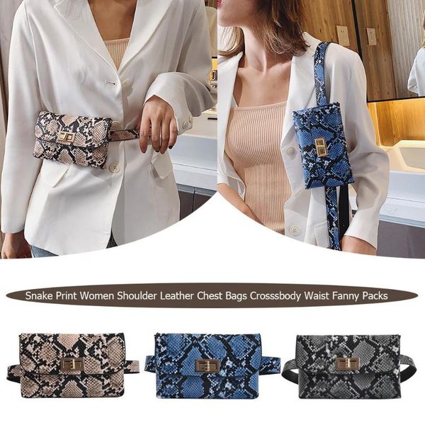 fashion snake print belt bag women pu leather chest bags crosssbody waist fanny packs female small shoulder 2021
fashion snake print belt bag women pu leather chest bags crosssbody waist fanny packs female small shoulder 2021