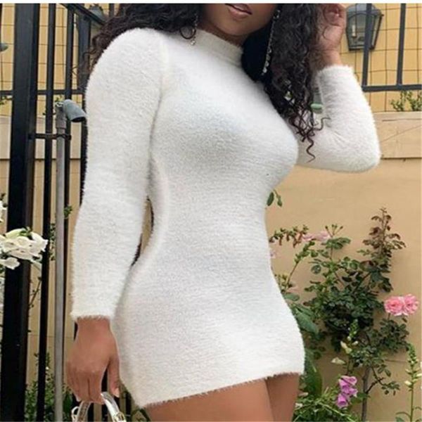 women knitted pullover winter mini dress wool bodycon long sleeve loose party casual jumper turtleneck female dresses, Black;gray 
women knitted pullover winter mini dress wool bodycon long sleeve loose party casual jumper turtleneck female dresses, Black;gray