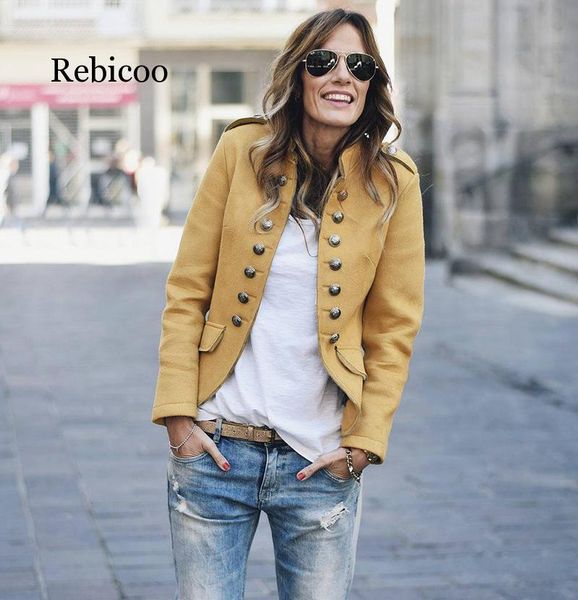 women's jackets autumn casual suit women long sleeve slim short coat double-breasted female basic small british style cardigan, Black;brown
women's jackets autumn casual suit women long sleeve slim short coat double-breasted female basic small british style cardigan, Black;brown
