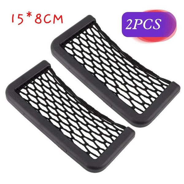 car organizer 2x seat back net mesh storage string pouch bag phone holder pocket 15*8cm for all models universal network
car organizer 2x seat back net mesh storage string pouch bag phone holder pocket 15*8cm for all models universal network