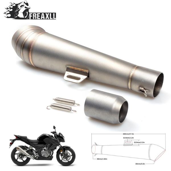 motorcycle exhaust system 36mm-51mm escape with db killer modified scooter pipe muffle fit for most atv dirt bike
motorcycle exhaust system 36mm-51mm escape with db killer modified scooter pipe muffle fit for most atv dirt bike