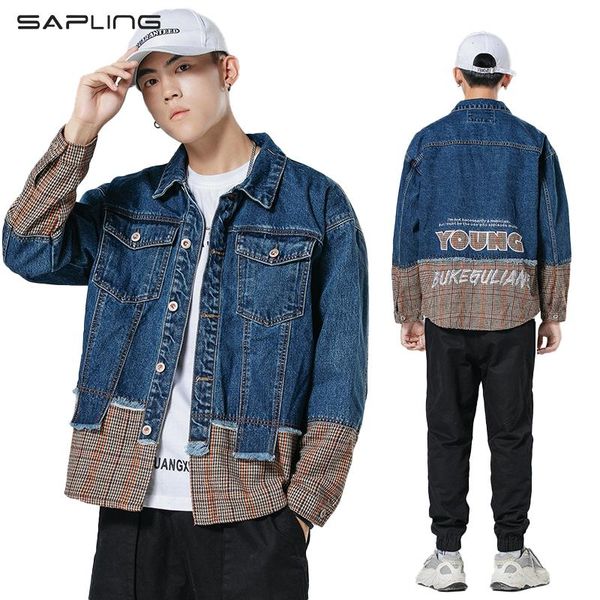 men's jackets classic coat denim japan style jean jacket hip hop streetwear overalls mens patchwork casual coats, Black;brown
men's jackets classic coat denim japan style jean jacket hip hop streetwear overalls mens patchwork casual coats, Black;brown