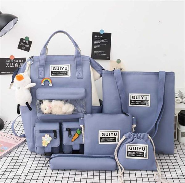 backpack 5 pcs set ladies oxford school student college suitable for teenager girl boy large capacity travel bookbag
backpack 5 pcs set ladies oxford school student college suitable for teenager girl boy large capacity travel bookbag