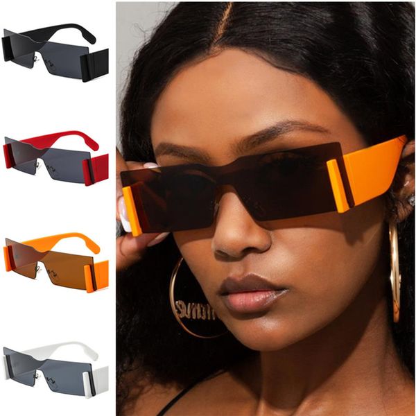 fashion sunglasses siamese sun glasses rectangle rimless eyeglasses goggles anti-uv spectacles ornamental personality wide temples adumbral, White;black
fashion sunglasses siamese sun glasses rectangle rimless eyeglasses goggles anti-uv spectacles ornamental personality wide temples adumbral, White;black