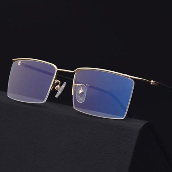 fashion sunglasses frames titanium alloy half frame spectacle for men's simple business optical women's leisure and comfortable ey, Black
fashion sunglasses frames titanium alloy half frame spectacle for men's simple business optical women's leisure and comfortable ey, Black