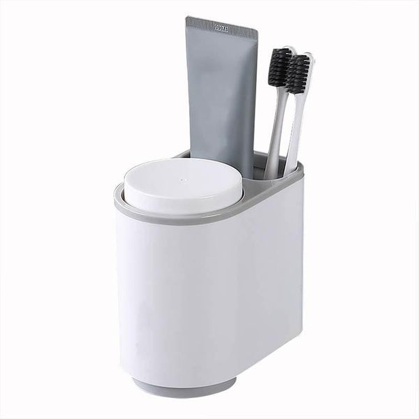 bath accessory set toothpaste holder wall-mounted toothbrush storage rack magnetic cup organizer bathroom supply
bath accessory set toothpaste holder wall-mounted toothbrush storage rack magnetic cup organizer bathroom supply