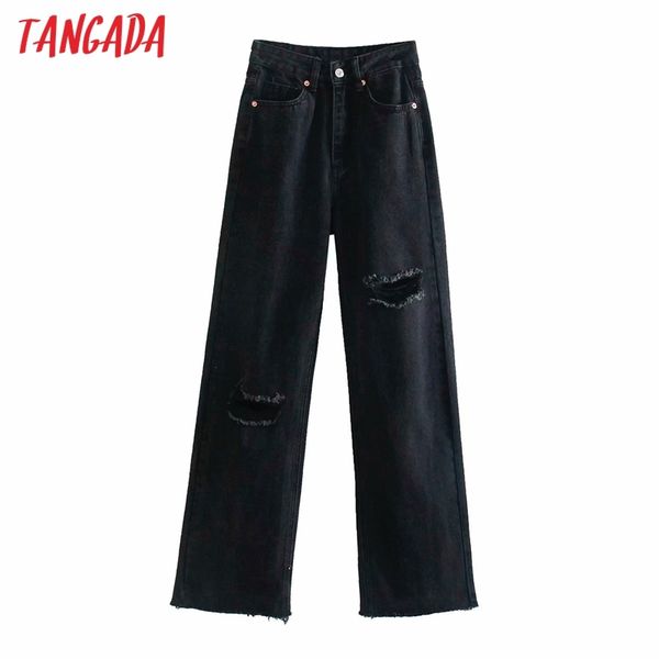 women high waist overlength black ripped jeans trousers pockets zipper female denim pants 4m43 210416, Blue
women high waist overlength black ripped jeans trousers pockets zipper female denim pants 4m43 210416, Blue