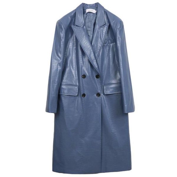 women's trench coats long style bright pu leather coat women temperament double breasted windbreaker outwear, Tan;black
women's trench coats long style bright pu leather coat women temperament double breasted windbreaker outwear, Tan;black