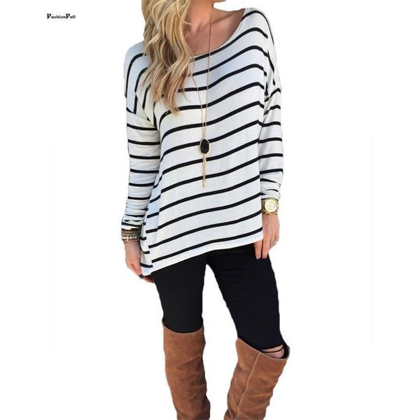 women's t-shirt korean striped t women clothes autumn winter long sleeve basic t-shirt tee femme camisetas mujer poleras dmdx, White
women's t-shirt korean striped t women clothes autumn winter long sleeve basic t-shirt tee femme camisetas mujer poleras dmdx, White