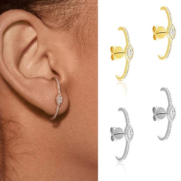 dangle & chandelier earrings women's european and american zircon ear hooks retro fisheye brass jewelry, Silver
dangle & chandelier earrings women's european and american zircon ear hooks retro fisheye brass jewelry, Silver
