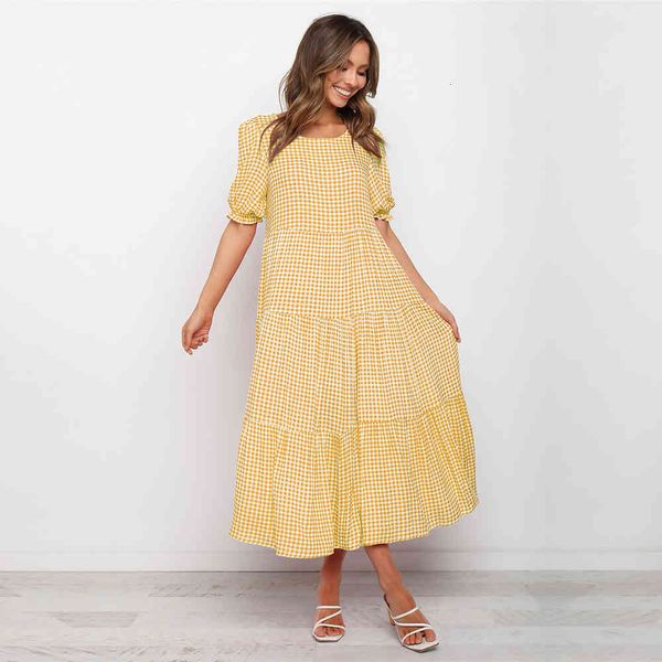 plaid dresses spring long summer women 2021 new casual sleeve patchwork o neck ladies loose print maxi es ezf6, Black;gray
plaid dresses spring long summer women 2021 new casual sleeve patchwork o neck ladies loose print maxi es ezf6, Black;gray
