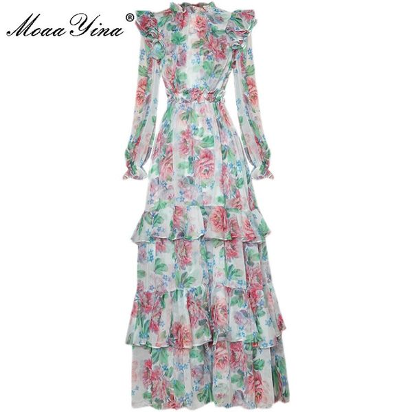 bohemia vacation long floral dress fashion women's summer lantern sleeve ruffle hem boho a line chiffon 210524, Black;gray
bohemia vacation long floral dress fashion women's summer lantern sleeve ruffle hem boho a line chiffon 210524, Black;gray