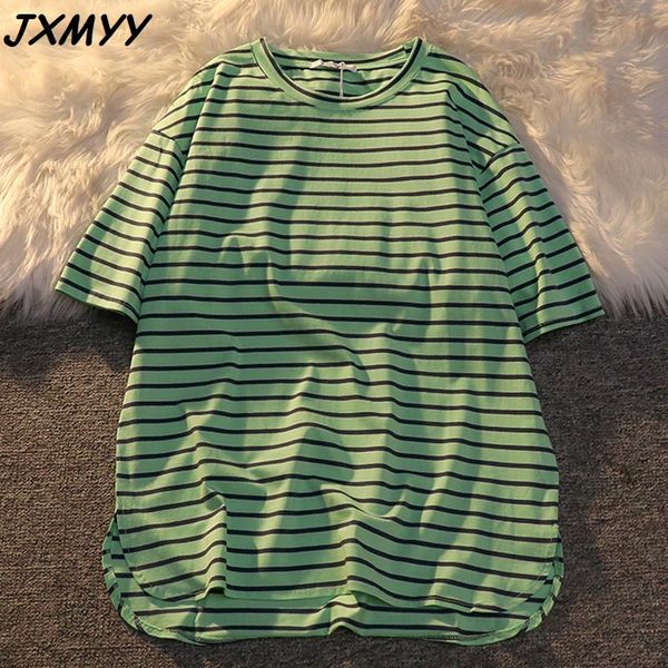 short-sleeved t-shirt women summer new striped korean student plus size women's clothing jxmyy 210412, White
short-sleeved t-shirt women summer new striped korean student plus size women's clothing jxmyy 210412, White