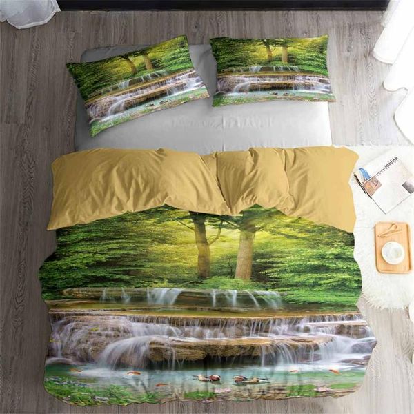 bedding sets helengili 3d set flowing water beautiful scenery print duvet cover bedclothes with pillowcase bed home textiles
bedding sets helengili 3d set flowing water beautiful scenery print duvet cover bedclothes with pillowcase bed home textiles