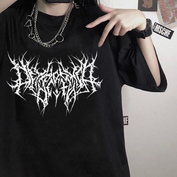gothic dark women tshirts oversize tee punk black graphic clothes kpop harajuku streetwear femme t shirt hip hop short sleeve women's t, White
gothic dark women tshirts oversize tee punk black graphic clothes kpop harajuku streetwear femme t shirt hip hop short sleeve women's t, White