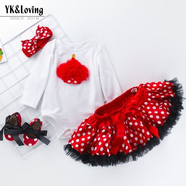 2021 spring autumn girl baby cake ha yi red and white dot puffy skirt set infant children's wear, White;black
2021 spring autumn girl baby cake ha yi red and white dot puffy skirt set infant children's wear, White;black