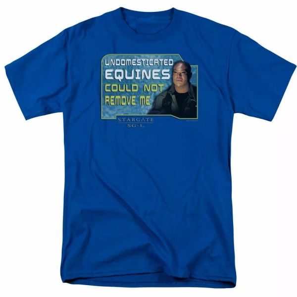 Stargate SG1 Dedicated T Shirt Licensed Sci-Fi TV Alien Show Tee New Royal Blue, White;black
Stargate SG1 Dedicated T Shirt Licensed Sci-Fi TV Alien Show Tee New Royal Blue, White;black