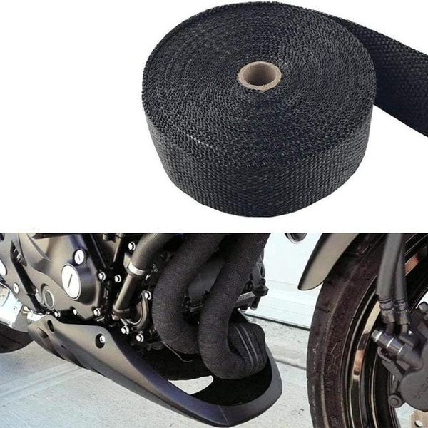 motorcycle exhaust system black 10m heat thermo wrap shield protective tape fireproof insulating cloth roll kit for car
motorcycle exhaust system black 10m heat thermo wrap shield protective tape fireproof insulating cloth roll kit for car