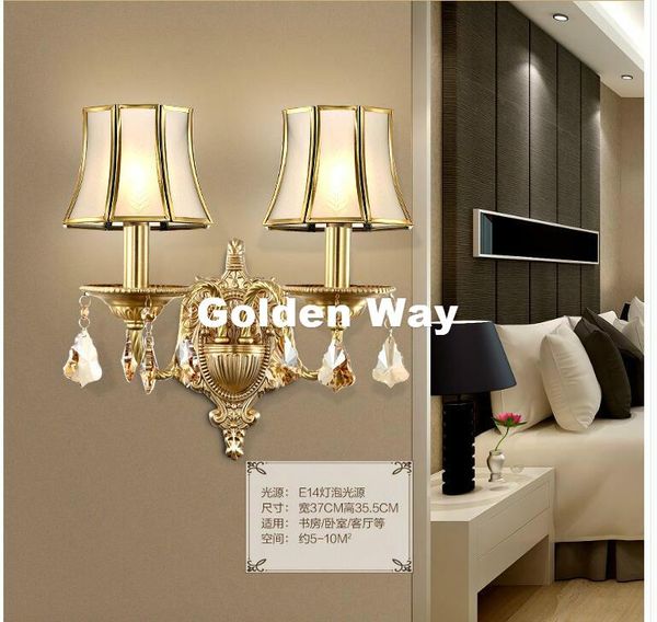 wall lamp modern nordic style copper single/double head hallway light bedroom brass glass sconce e14 ac 100% d
wall lamp modern nordic style copper single/double head hallway light bedroom brass glass sconce e14 ac 100% d