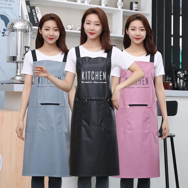 aprons kitchen apron waterproof oil-proof women's fashion overalls home cooking anti-wear smock men's pu
aprons kitchen apron waterproof oil-proof women's fashion overalls home cooking anti-wear smock men's pu