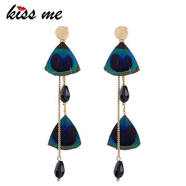 dangle & chandelier kiss me long feather earrings personalized fashion alloy chain layered women accessories, Silver
dangle & chandelier kiss me long feather earrings personalized fashion alloy chain layered women accessories, Silver