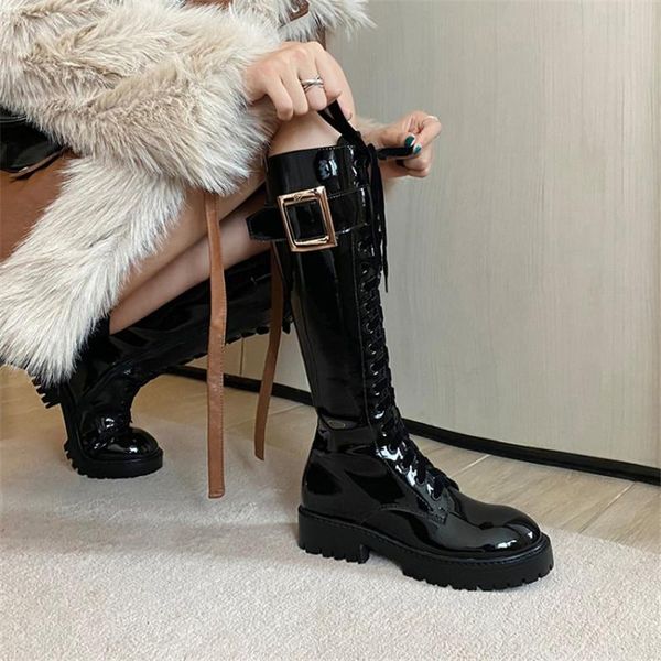 boots pxelena luxury buckle crystal women knee high riding knight military motorcycle genuine leather shoes long 40, Black
boots pxelena luxury buckle crystal women knee high riding knight military motorcycle genuine leather shoes long 40, Black