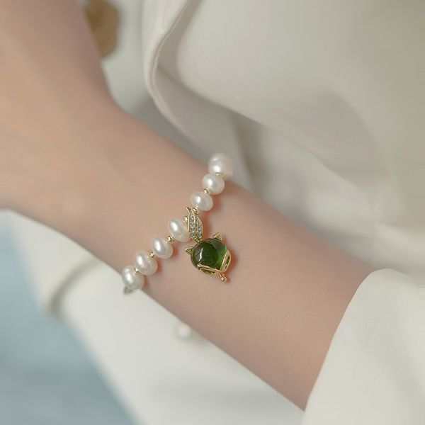xianlan277 natural freshwater pearl baroque pearl bracelet female fox ins niche design students present delicate hand, Silver
xianlan277 natural freshwater pearl baroque pearl bracelet female fox ins niche design students present delicate hand, Silver
