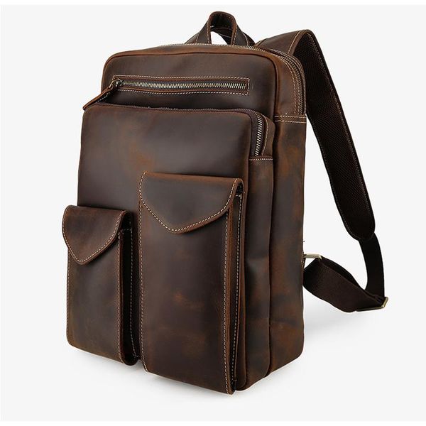 backpack maheu men genuine leather fit 15" lapcrazy horse travel bag for male boys school outdoor bagpack
backpack maheu men genuine leather fit 15" lapcrazy horse travel bag for male boys school outdoor bagpack