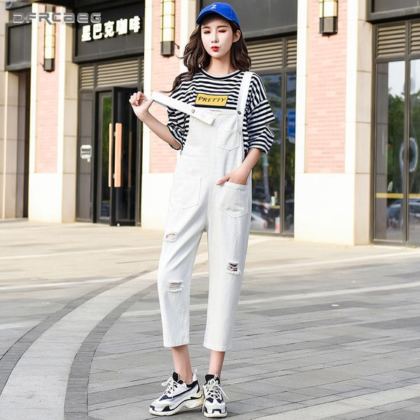 women's blouses & shirts hole ripped jeans jumpsuits womens streetwear strap denim overalls female suspenders bodycon romper khaki, White
women's blouses & shirts hole ripped jeans jumpsuits womens streetwear strap denim overalls female suspenders bodycon romper khaki, White