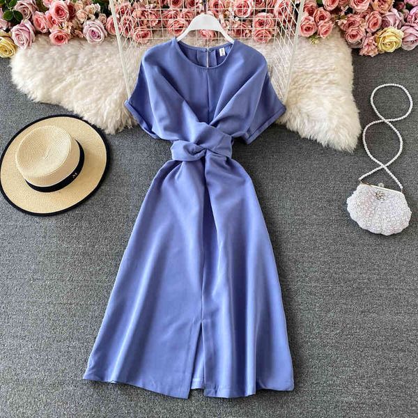 fashion spring summer chic women's bandage dress solid high waist casual temperament split ladies 210520, Black;gray
fashion spring summer chic women's bandage dress solid high waist casual temperament split ladies 210520, Black;gray