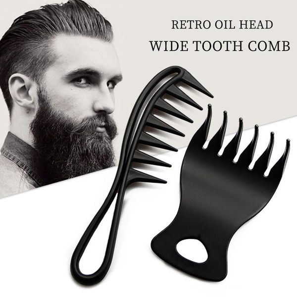 hair brushes retro oil head wide tooth comb, look back style beard comb handle large teeth tangled curling hairdressing tool, Silver
hair brushes retro oil head wide tooth comb, look back style beard comb handle large teeth tangled curling hairdressing tool, Silver