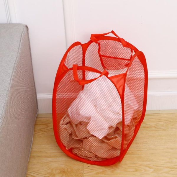 laundry bags 1pc foldable bag easy open mesh clothes hamper basket for college dorm (red)
laundry bags 1pc foldable bag easy open mesh clothes hamper basket for college dorm (red)