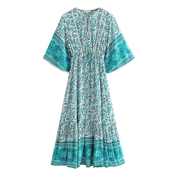 jastie vintage floral print dress batwing sleeve v-neck women dresses boho casual beach dress summer long maxi dresses vestidos 210419, White
jastie vintage floral print dress batwing sleeve v-neck women dresses boho casual beach dress summer long maxi dresses vestidos 210419, White