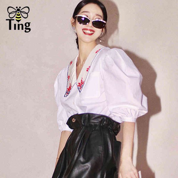 designer peter pan collar embroidery vintage blouse cute puff sleeve black white blusa shirt zanzea camisas mujer 210513
designer peter pan collar embroidery vintage blouse cute puff sleeve black white blusa shirt zanzea camisas mujer 210513