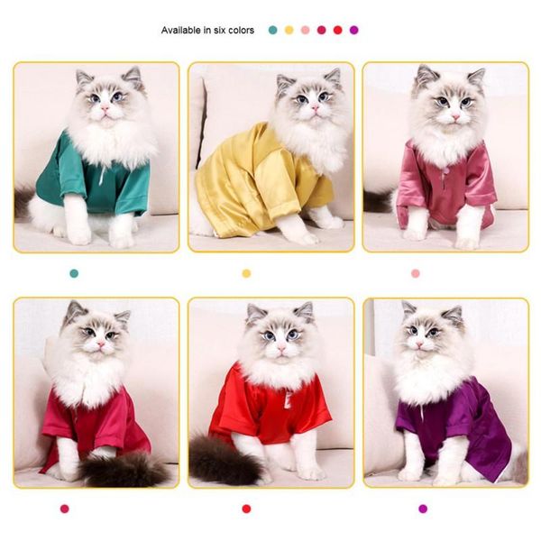 #q 6 colors pet clothes spring summer costume colorful cool cat t-shirt thin non-stick wool silk supplies costumes
#q 6 colors pet clothes spring summer costume colorful cool cat t-shirt thin non-stick wool silk supplies costumes