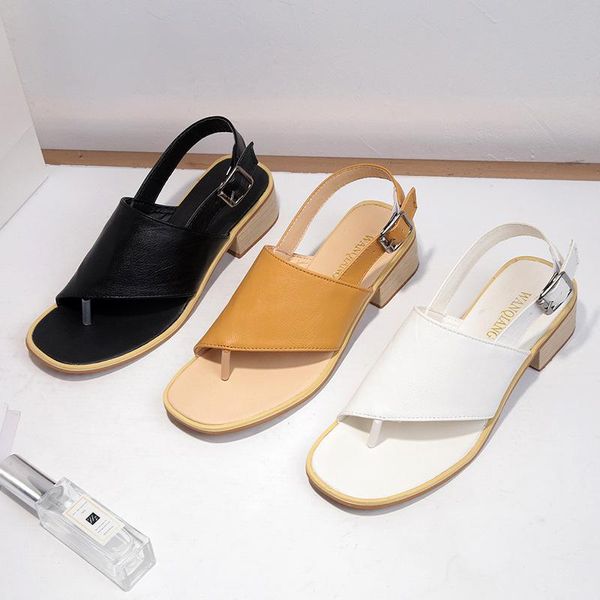 sandals ladies fashion thick heel women belt buckle solid color flip flops size 35-43 shoes, Black
sandals ladies fashion thick heel women belt buckle solid color flip flops size 35-43 shoes, Black