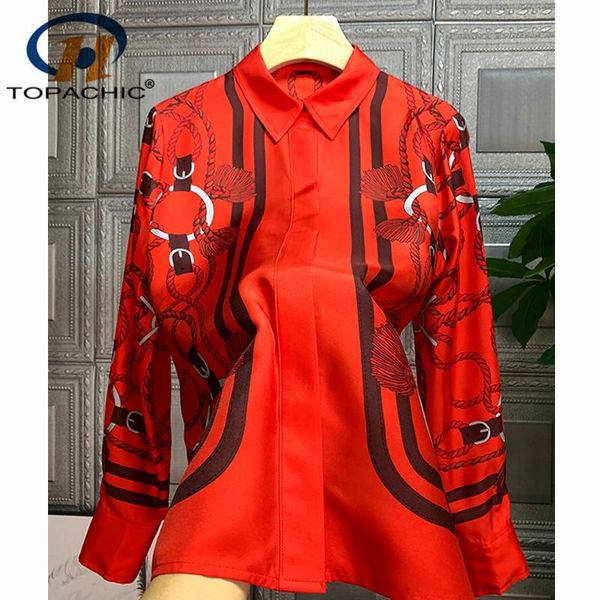 women's blouses & shirts 1.18 2021 women fashion turn-down collar long sleeve chain print pattern silk blouse, White
women's blouses & shirts 1.18 2021 women fashion turn-down collar long sleeve chain print pattern silk blouse, White