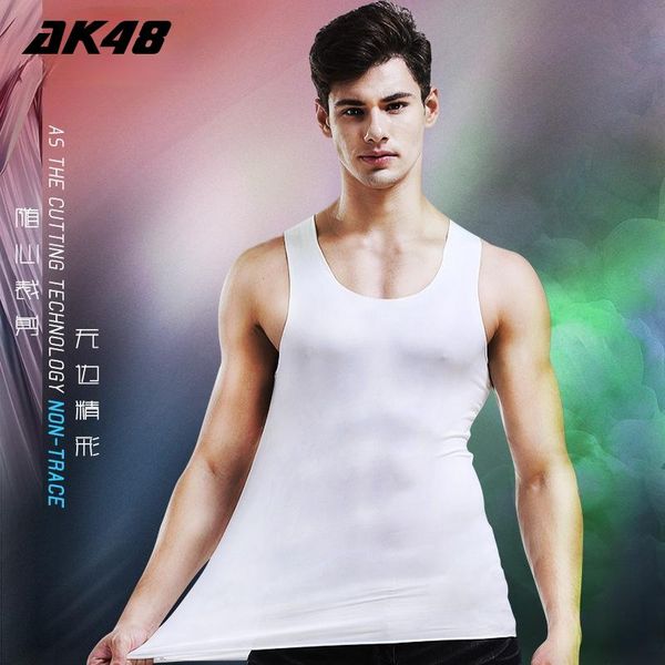 summer ice silk seamless men's waistcoat round neck slim sports wide shoulder underwear business bottom coat undershirts, Black;brown
summer ice silk seamless men's waistcoat round neck slim sports wide shoulder underwear business bottom coat undershirts, Black;brown