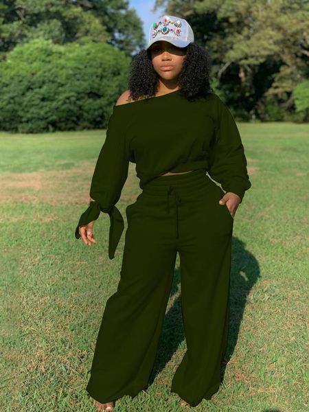 Women's Tracksuits TY1872 Ladies Suit Fashion Long-Sleeved Off-The-Shoulder Top Wide-Leg Pants Two-Piece Casual Streetwear Loose Women GIGS, Gray
Women's Tracksuits TY1872 Ladies Suit Fashion Long-Sleeved Off-The-Shoulder Top Wide-Leg Pants Two-Piece Casual Streetwear Loose Women GIGS, Gray