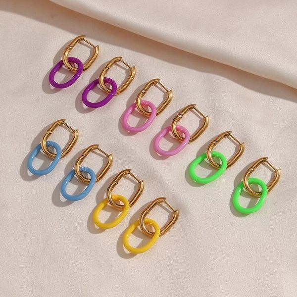 hoop & huggie 2021 summer trendy colorful acrylic earrings for women dual-use hypoallergenic friendship stainless steel, Golden;silver
hoop & huggie 2021 summer trendy colorful acrylic earrings for women dual-use hypoallergenic friendship stainless steel, Golden;silver