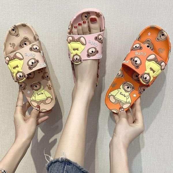 slippers summer slides women cartoon bear thick bottom beach soft bathroom slide sandals ladies lovely indoor flip flops, Black
slippers summer slides women cartoon bear thick bottom beach soft bathroom slide sandals ladies lovely indoor flip flops, Black