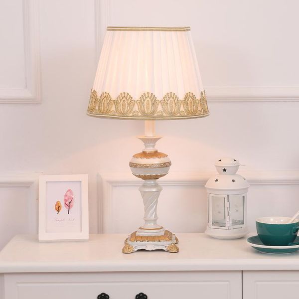 table lamps american country lamp bedroom bedside creative romantic warm marriage study room living european retro