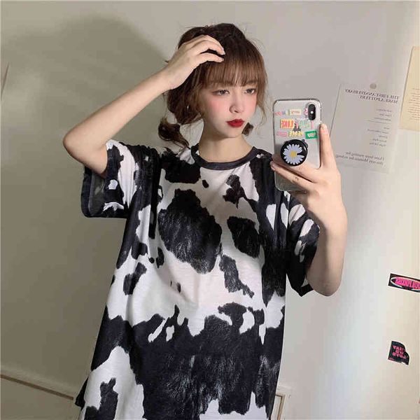 loose special black white fashion short sleeve women simple female spring t-shirt 210522
loose special black white fashion short sleeve women simple female spring t-shirt 210522