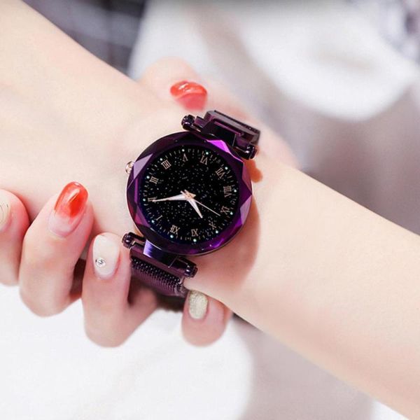luxury women's watch relogio feminino magnet star rainbow net red digital quartz casual watches wristwatches, Slivery;brown
luxury women's watch relogio feminino magnet star rainbow net red digital quartz casual watches wristwatches, Slivery;brown