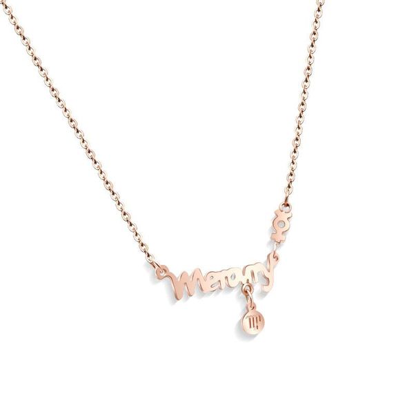 pendant necklaces 2021 316l stainless steel chain necklace for women simple rose gold color twelve constellations men jewelry, Silver
pendant necklaces 2021 316l stainless steel chain necklace for women simple rose gold color twelve constellations men jewelry, Silver