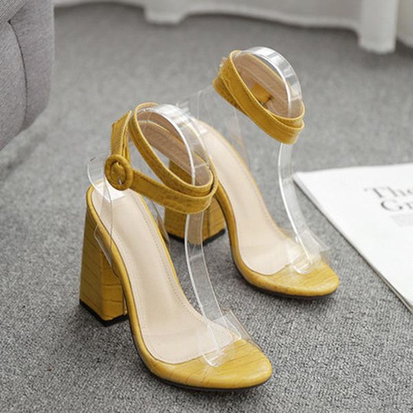 sandals 2021 summer women yellow .5cm square high heels leather strappy stiletto party up toe chunky fetish shoes, Black
sandals 2021 summer women yellow .5cm square high heels leather strappy stiletto party up toe chunky fetish shoes, Black