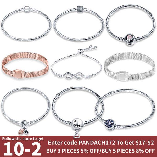 sale femme bracelet 925 sterling silver heart snake chain for women fit original pandach charms bead jewelry, Golden;silver
sale femme bracelet 925 sterling silver heart snake chain for women fit original pandach charms bead jewelry, Golden;silver