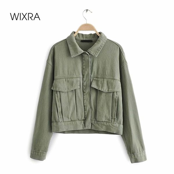 wixra womens solid jacket long sleeve stylish classic turn down collar overcoat pockets outwear for female 210419, Black;brown
wixra womens solid jacket long sleeve stylish classic turn down collar overcoat pockets outwear for female 210419, Black;brown