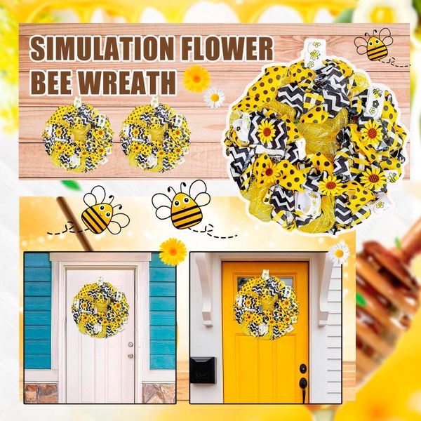 decorative flowers & wreaths simulation leaf bee sunflower wreath artificial garland hanging pendants wedding
decorative flowers & wreaths simulation leaf bee sunflower wreath artificial garland hanging pendants wedding